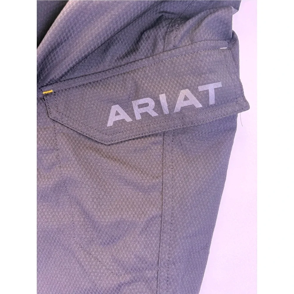 Ariat Rebar M5 Work Flow Ultralight Pants Mens 29x34 Black Straight Leg Workwear